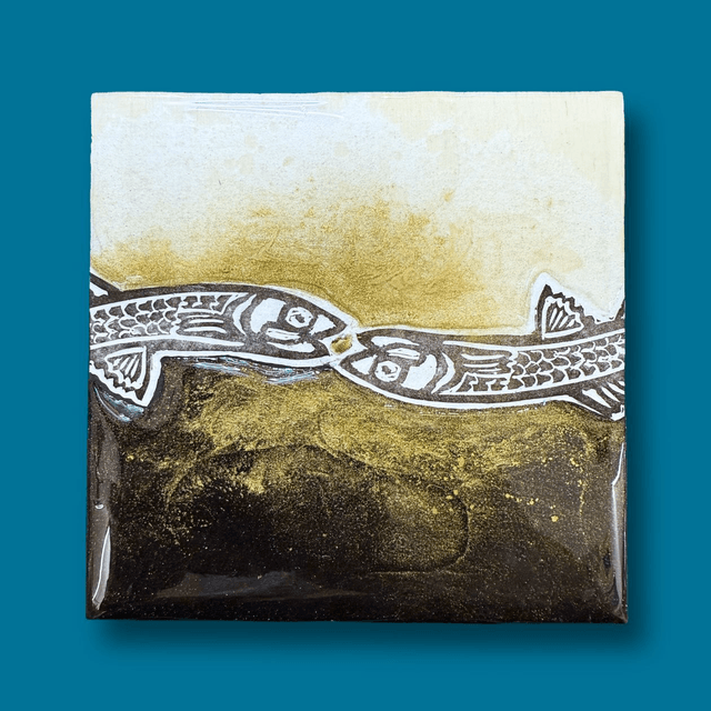 12x12 Kissing Anciöe-nero/oro